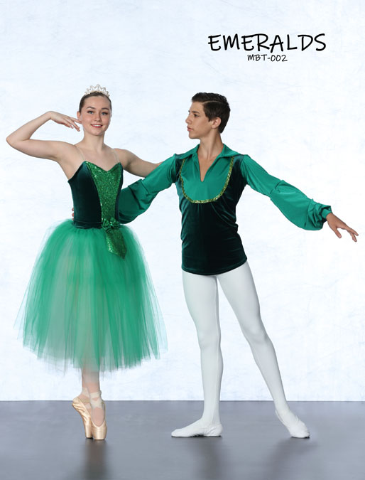 EMERALDS Male Ballet Costume