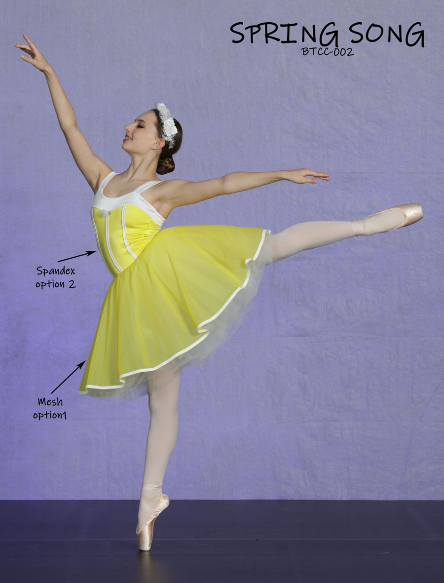 Ballet character dance costume