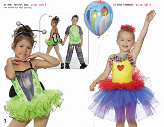 Bug ballet dance costume green, rainbow heart recital ballet costume