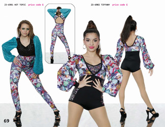 Modern lyrical genie dance competition costume