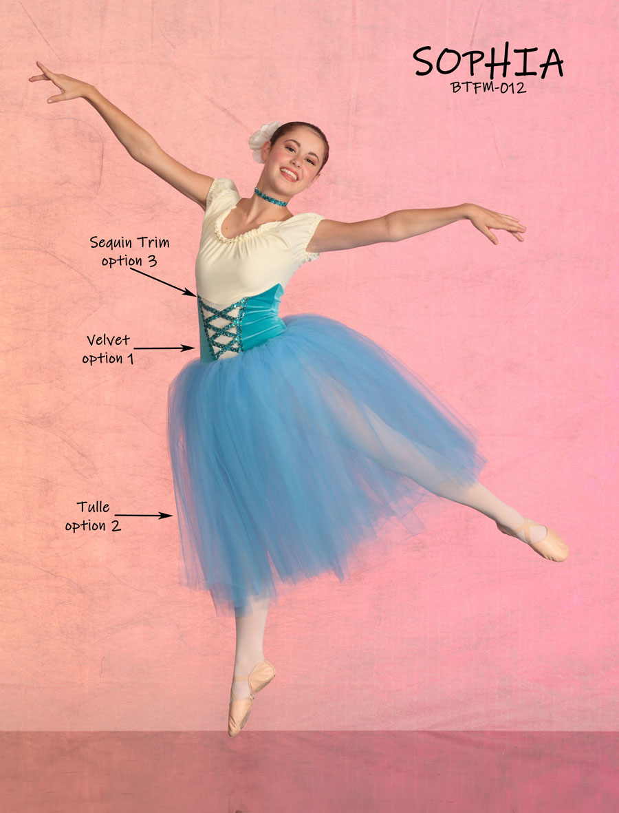 Character ballet dance costume